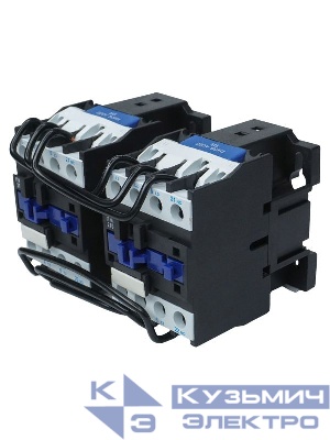 Пускатель магнитный ПМЛ-2501 25А 220В/50Гц 2НЗ IP00 реверсивный без реле Электротехник ET515400