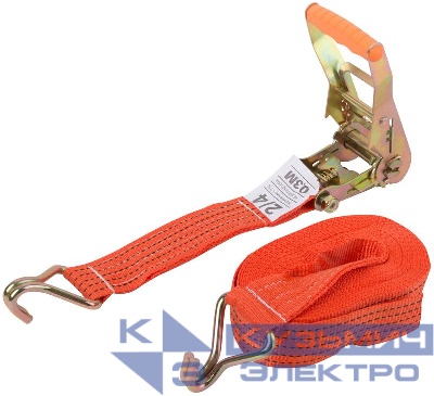 Ремень для крепления груза храповый механизм 196мм лента 50ммх8м 2000/4000кг FIT 64921