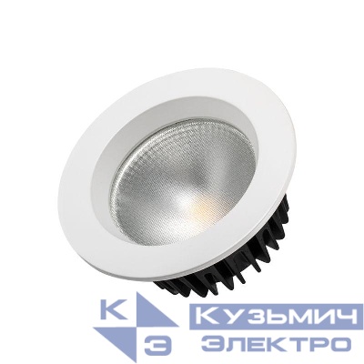 Светильник светодиодный LTD-105WH-FROST-9W Warm White 110deg IP44 метал. Arlight 021067