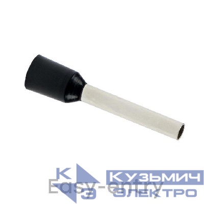 Наконечник штыревой втулочный изол. НШвИ 1.5-12 (уп.50шт) EKF nhvi-1.5-12