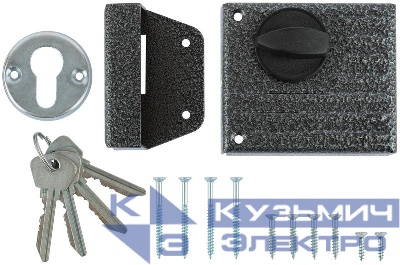 Замок накладной Зенит ЗН1-2 серебр. 66941