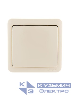 Выключатель 1-кл. 1п ОП Viola 10А IP20 крем. LEZARD 751-0300-100