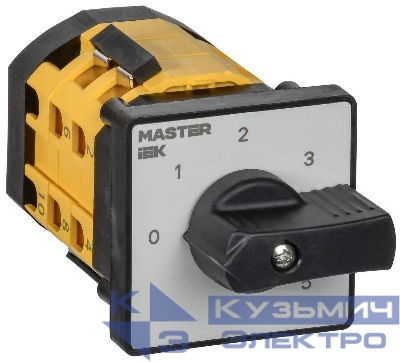 Переключатель кулачковый 10А (сх. 110) стандартная рукоятка IEK MI-CS10-010-110