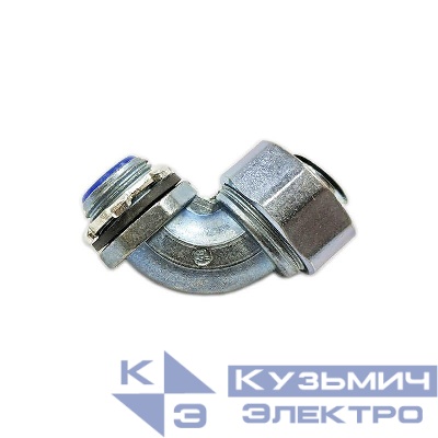 Элемент резьбовой крепежный РКН-15 поворот 90град. с наружн. резьбой ГОФРОМАТИК zeta41210