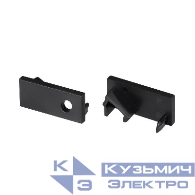 Комплект заглушек SL-BEVEL-W21 BLACK пластик (комплект) Arlight 043693