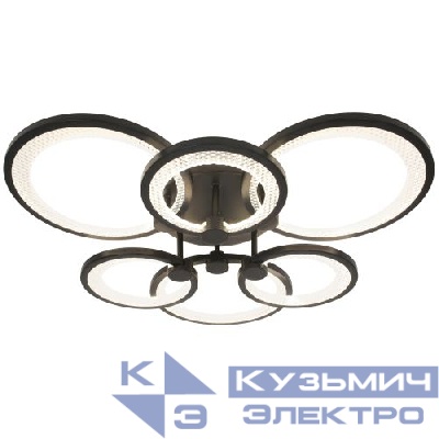 Светильник светодиодный Odry CLL-1-117-RC BK 117Вт 3000К-6000К 600х550х135 с пультом ДУ черн. Эра Б0069752