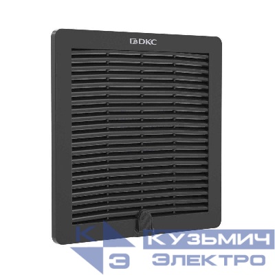 Решетка вентиляционная с фильтром RF 205х205мм IP54 RAL9005 DKC R5RF13B