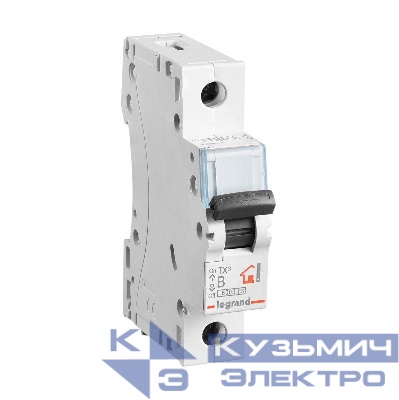 Выключатель автоматический модульный 1п B 25А 6кА TX3 6000 1мод. 230/400В Leg 403974