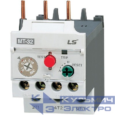 Реле защиты от перегрузки Metasol MT-32 0.52А 0.4~0.63 3K SCREW LS Electric 1298000400