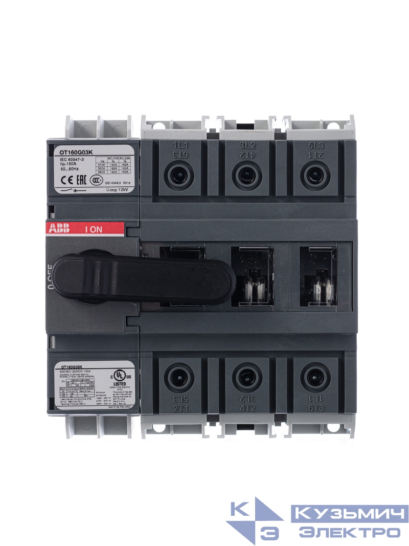 Рубильник OT160G03K ABB 1SCA138208R1001