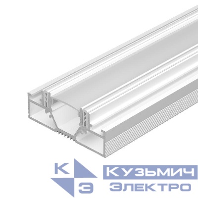 Профиль STRETCH-20-CEIL-D-CENTER-2000 WHITE L2000 алюм. Arlight 042948
