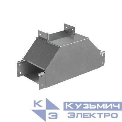 Отвод для лотка Т-образ. вертикал. вверх с разворотом трассы на 90град. 300х80 сталь 1мм "ПЛЮС" TDNplus90-80-300 КМ PL3172