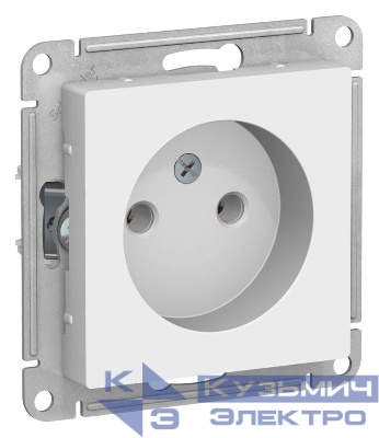 Розетка AtlasDesign 16А без заземл. без шторок механизм лотос SE ATN001341