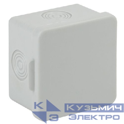 Коробка распаячная ОП КОР 65х65х50мм без гермовводов 4 входа IP54 Эра Б0037444