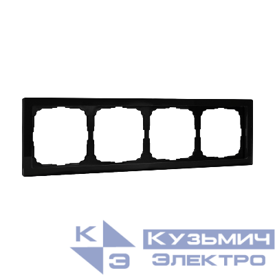 Рамка 4-м ArtGallery Pure органич. стекло черн. SE GAL321004