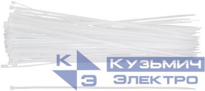 Хомут для проводов 3.6х300мм нейлон. (уп.100шт) MOS 60249М