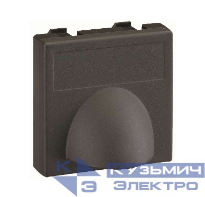 Плата для вывода кабеля 45х45мм графит Simon Connect K10-14