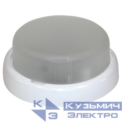 Светильник светодиодный "Раунд 200" LED 23-12-002 9Вт 5000К IP44 ДБО матов. (груп. уп.) Элетех 1030450282