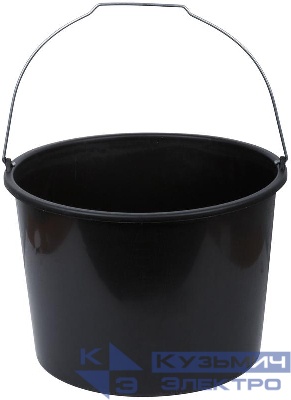 Ведро строительное 20л для перемешивания раствора пластик. КУРС 04086
