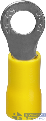 Наконечник кабельный кольцевой изолированный (НКИ) 61 053 NET-RTI-6-5-B50 (уп.50шт) Navigator 61053