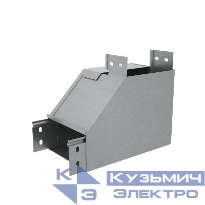 Угол для лотка вертикальный внутренний правый с разворотом трассы на 90град. 50х50 сталь 1мм "ПЛЮС" NLPDplus90-50-50-R КМ PL3821