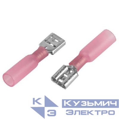 Разъем плоский изолированный термоусаживаемый "мама" РпИм-Т 1.25-250 (уп.50шт) Эра Б0063401