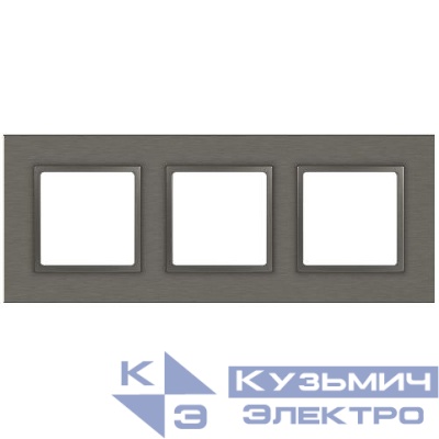 Рамка 3-м Elegance 14-5203-16 метал. титан Эра Б0065844