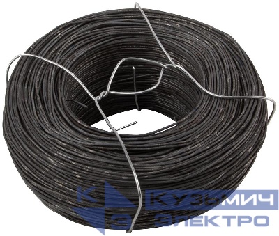 Проволока вязальная 0.9ммх200м черн. MOSм68503