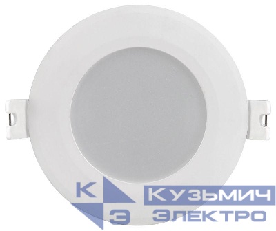 Светильник светодиодный ДВО 1711 5Вт 4000К IP40 встраив. круг бел. IEK LDVO0-1711-05-4000-K01