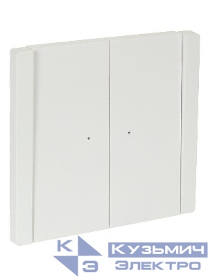 Выключатель 2-кл. СП FORTE&PIANO 10А FP206 с индикацией бел. IEK FP-V20-1-10-1-K01