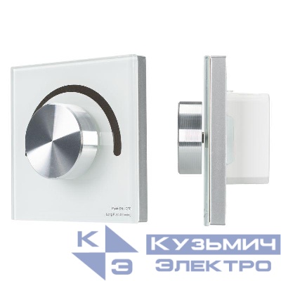 Панель SMART-P90-DIM-G-IN White 230В Rotary 2.4G IP20 пластик Arlight 028424
