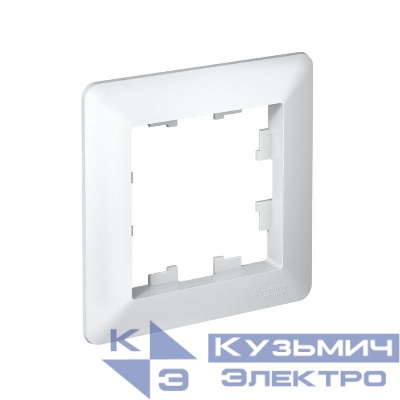 Рамка 1-м AtlasDesign Air бел./дым. бел. SE ATN220101