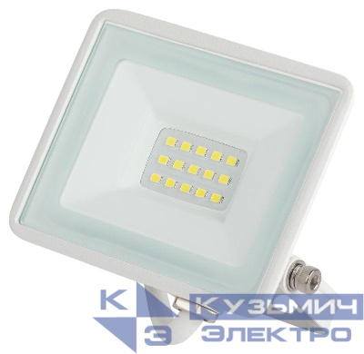 Прожектор светодиодный LPR-023-W-65K-020 20Вт 6500К 1600лм IP65 уличный бел. Эра Б0054640