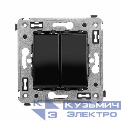 Кнопка 2-кл. СП "Avanti" "Черный квадрат" DKC 4402154