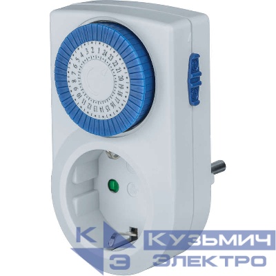 Таймер 61 557 NTR-A-S01-WH розет. электромех. Navigator 61557