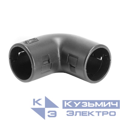 Колено открывающееся 90град. IP40 d25мм черн. DKC 50525B