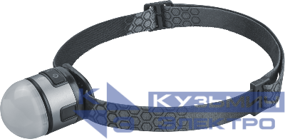 Фонарь аккумуляторный налобный 95 627 NPT-H47-ACCU налоб 1LEDx3Вт+1COBx1Вт 7реж Li-PoL 0.8Ач Navigator 95627