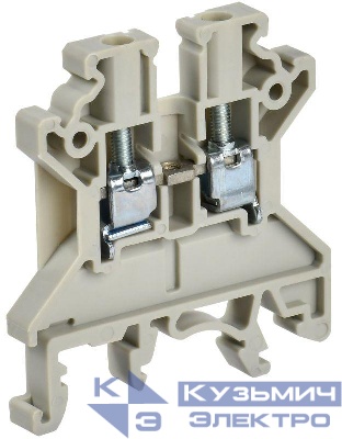 Колодка клеммная CTS ARMAFIX 2.5кв.мм сер. IEK YCT10-00-K03-002