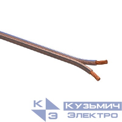 Кабель акустический 2х0.75 прозр. (уп.5м) Эра Б0059297