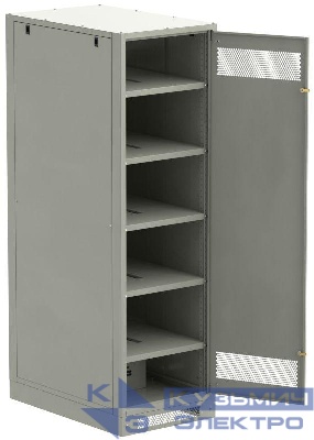 Шкаф LINEA B (пустой) 2000х600мм дверь метал. сер. ITK LB35-20H69-M