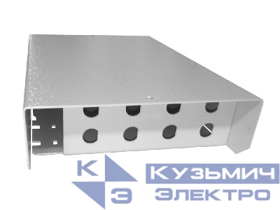 Коробка оптическая настенная 8 FC портов Simplex, ложемент для КДЗС, металлическая (180*120*40мм Г*Ш*В)