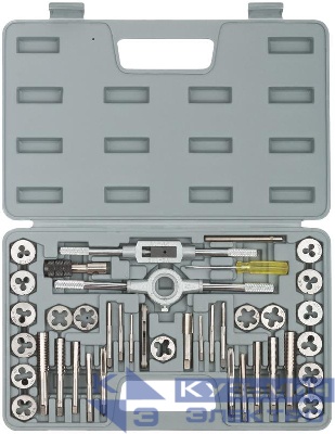 Лерки-метчики легированная сталь Профи 40шт пластик. кейс FIT 70807