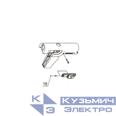 Запчасть №18 для FD301R. Стальной шарик фиксатор Ф3