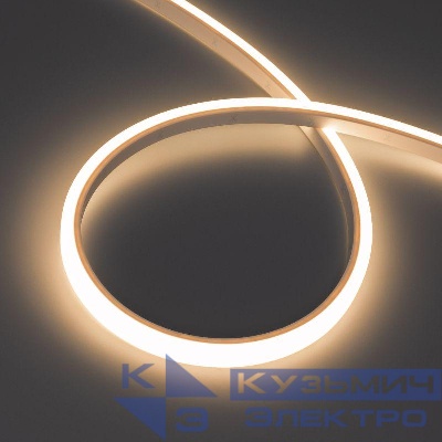 Лента светодиодная WAVE-TOP-PU-A144-10x10mm 24В Warm 3500К 5Вт/м IP68 wire x1 вывод боков. герметичная (уп.1м) Arlight 052625