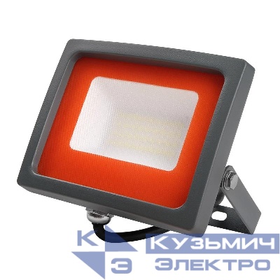 Прожектор светодиодный PFL-SC 30Вт 6500К IP65 190-260В ДО закален. матов. стекло JazzWay 5001404
