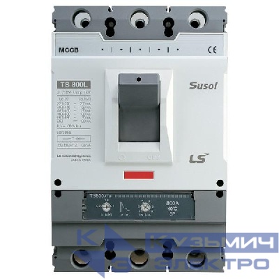 Выключатель автоматический 3п 3т 800А 65кА TS800N FTU LS Electric 111000200