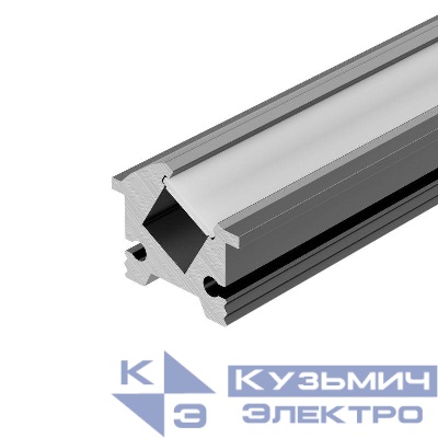 Профиль SL-BEVEL-H12-F13-2000 ANOD IRON GREY L2000 алюм. Arlight 045329
