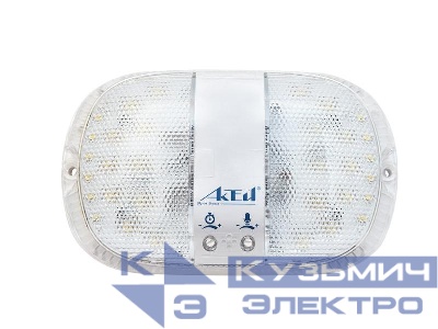 Светильник светодиодный ЖКХ Персей 8Вт IP30 с оптико-акустическим датчиком и БАП 3 режима работы Актей СА-7008Б-310