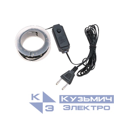 Гирлянда "Роса" 30м 300LED тепл. бел. IP20 230В с контроллером провод зел. Neon-Night 303-276