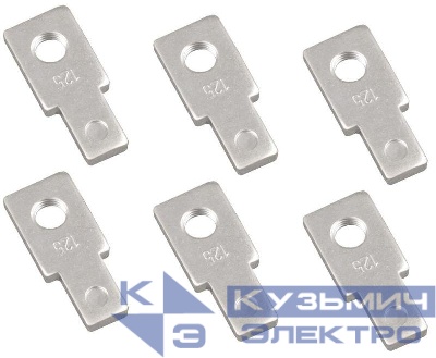 Комплект наконечников для ВА88-32 125А/3П (уп.6шт) KARAT IEK SVA10D-N-3
